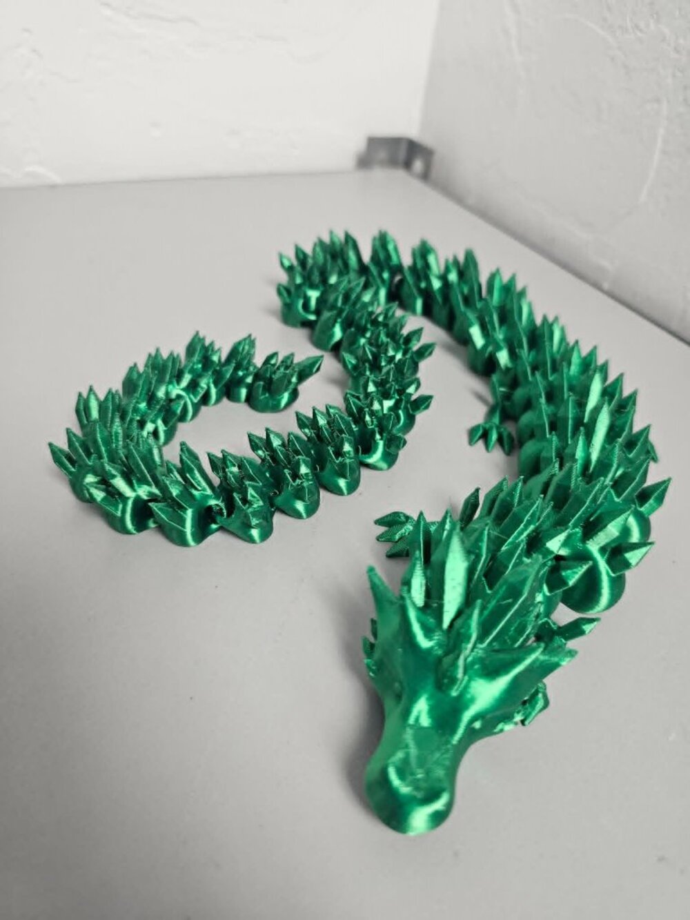 Emerald Dragon 60cm Articulated Flexi
